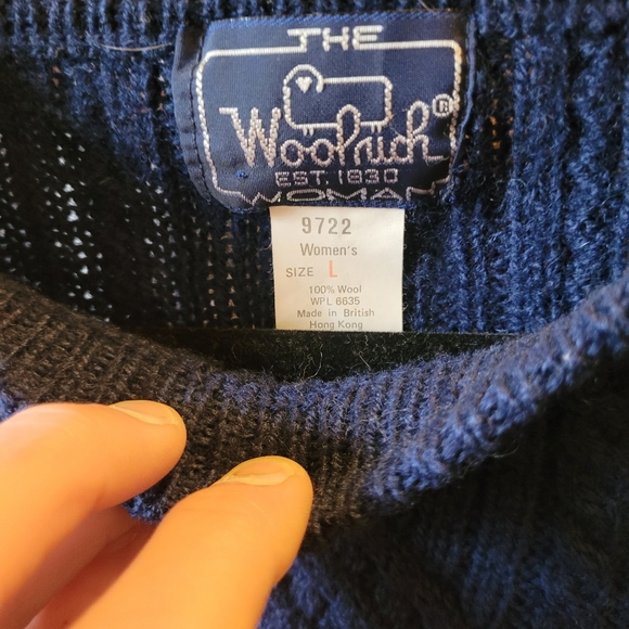 Vintage Goose Pattern 100% Wool, Woolrich, L - Picture 2 of 7